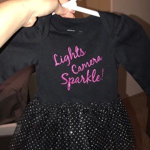 Long sleeve tutu onesie